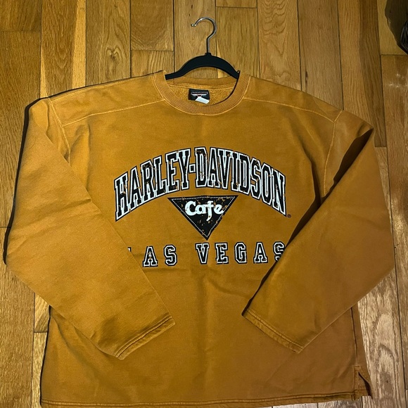 Harley Davidson cafe orange crewneck (large) - Picture 4 of 4